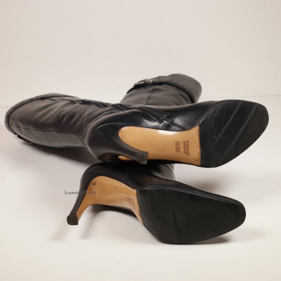 Amazing Gucci Boots with Alligator Croc Leather Rare - Picture 11 of 16